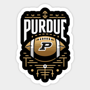 PURDUE Football Tribute - Football Purdure University Design Purdue Tribute - Football Player Sticker